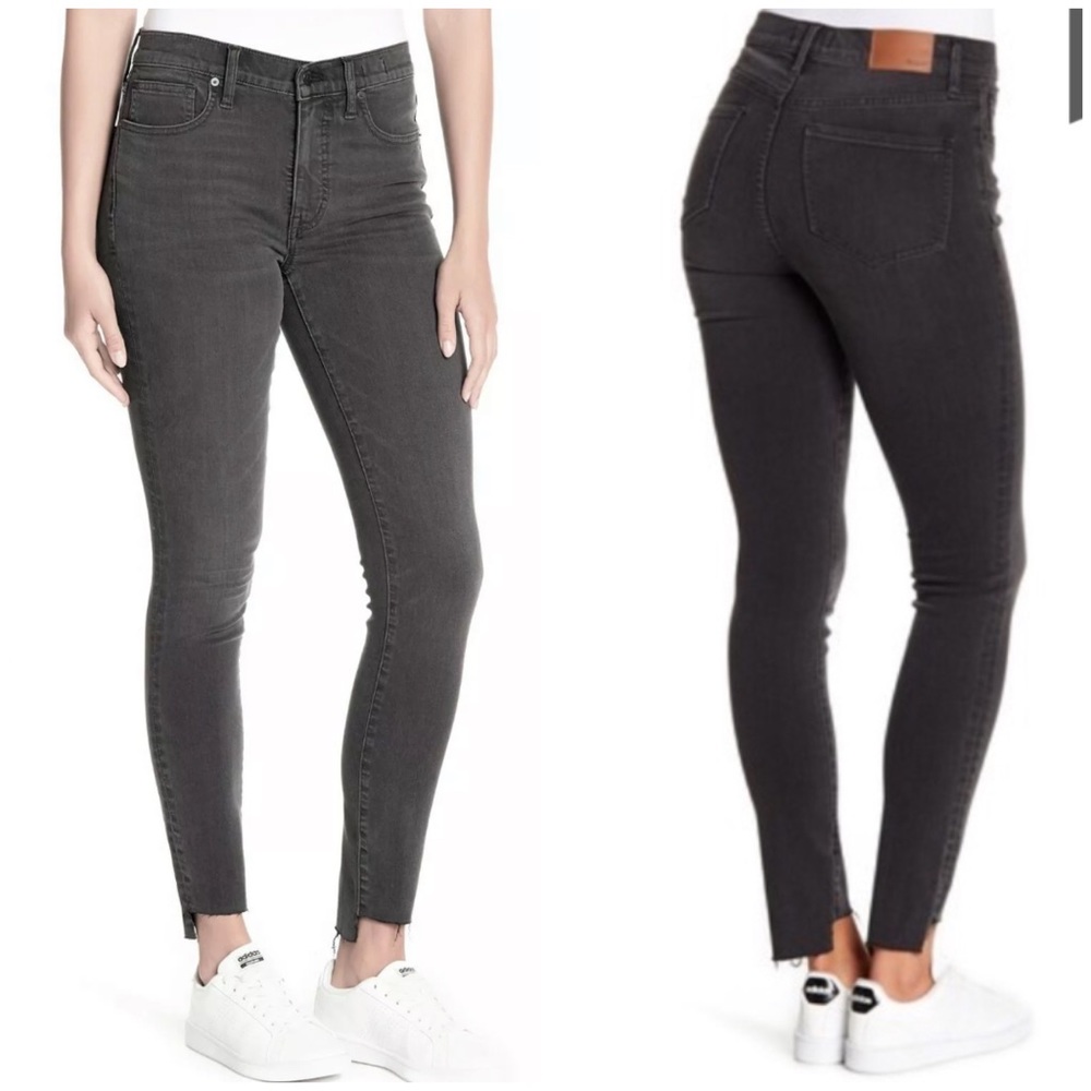 Madewell 9” High-rise Skinny Step Jeans 29